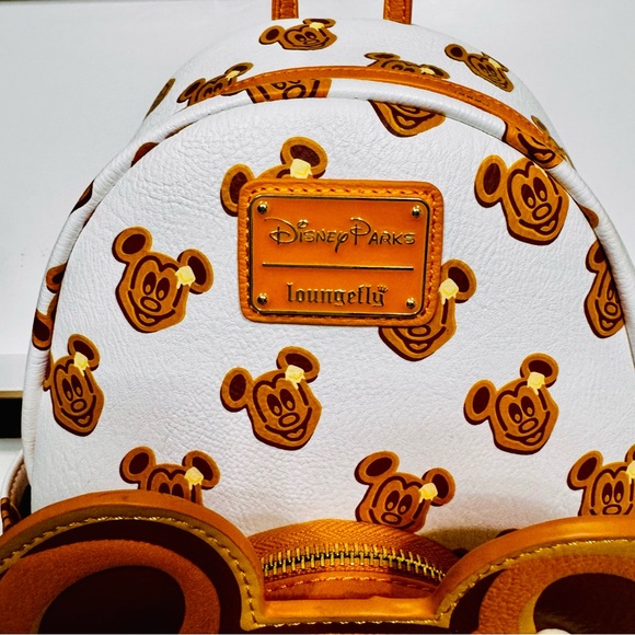 Disney Parks Loungefly Mickey Waffle with Melting Butter 3D Mini Backpack EUC main image 8